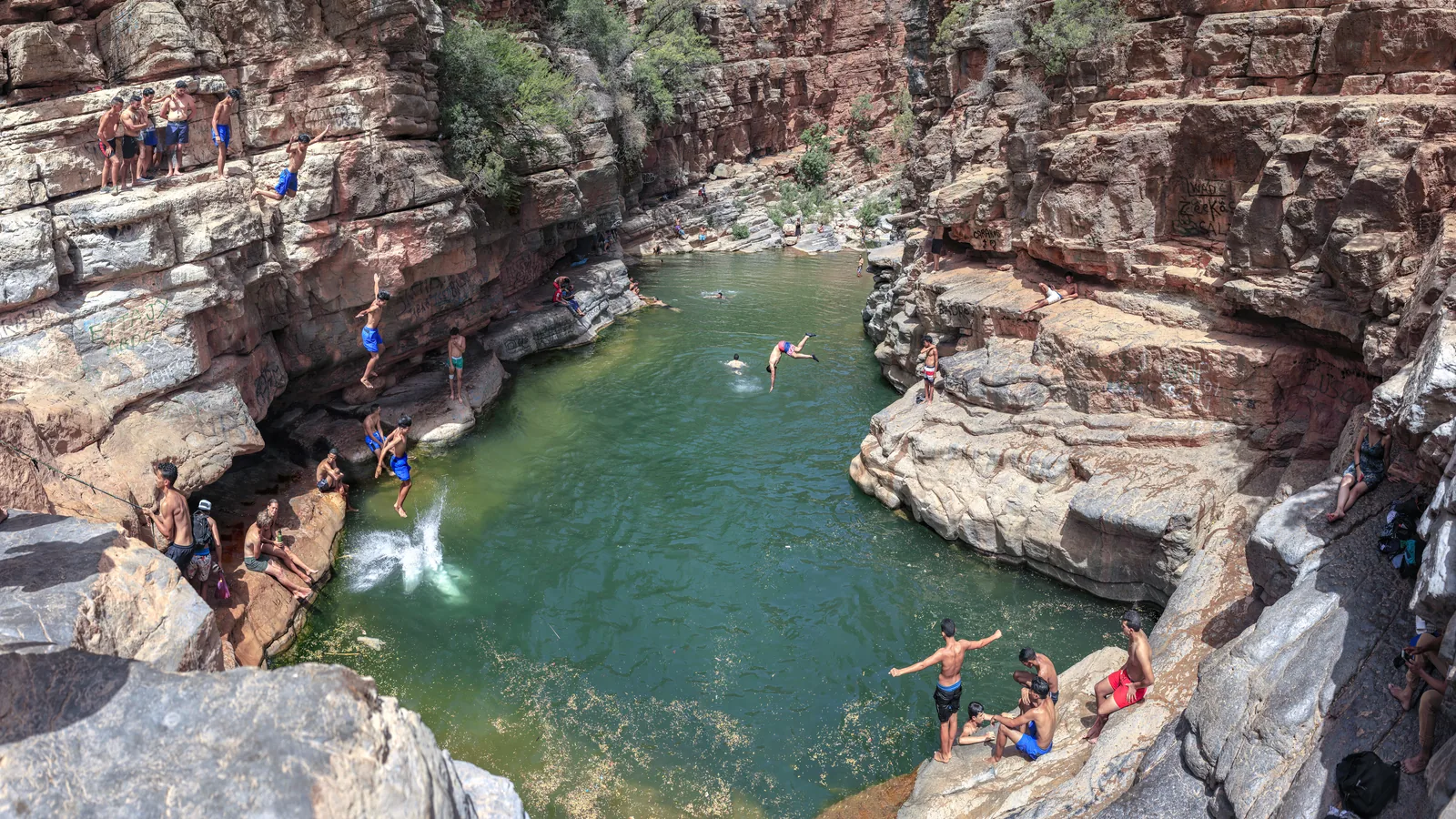 Paradise Valley day trip from Agadir — natural rock pools in the Atlas foothills, Morocco
